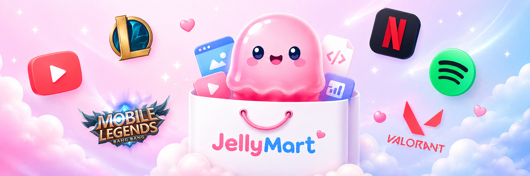 JellyMart — ขายไอเทมเกมและบริการดิจิทัลได้ในร้านเดียว